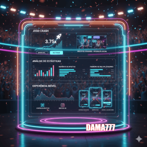 Jogue Crash e ganhe alto na DAMA777!
