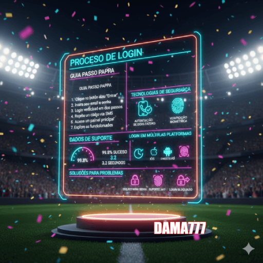 Figura 1 do login da DAMA777